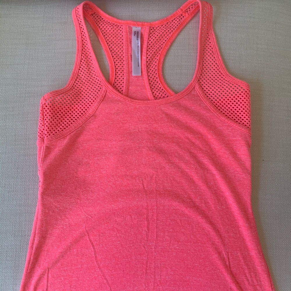 With love small workout tank - like new - fitted